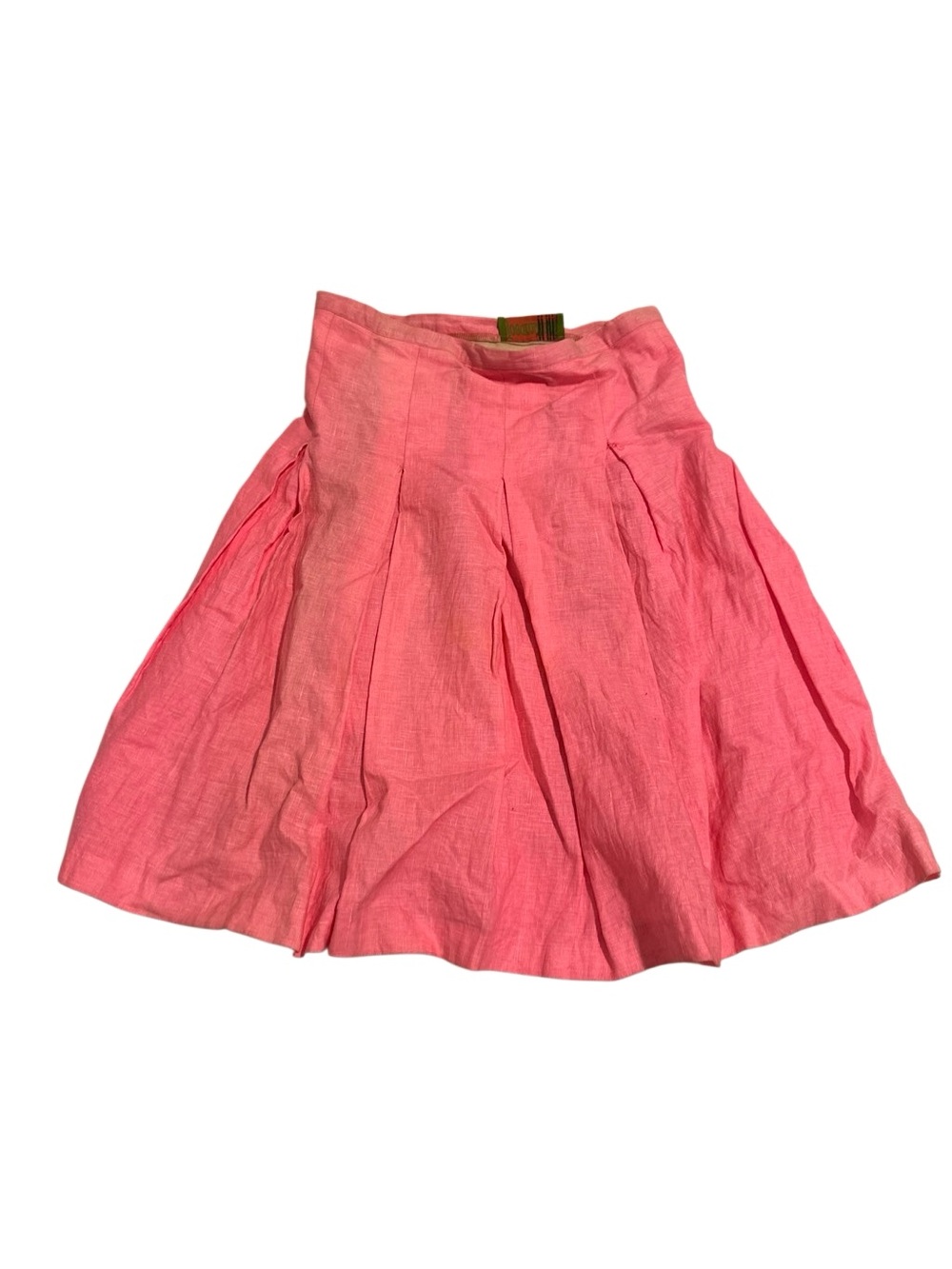 Flattering Pink A-Line Midi Skirt